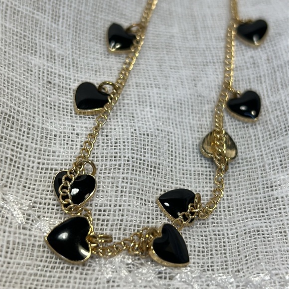 Gold Heart Charm Necklace - Picture 6 of 6